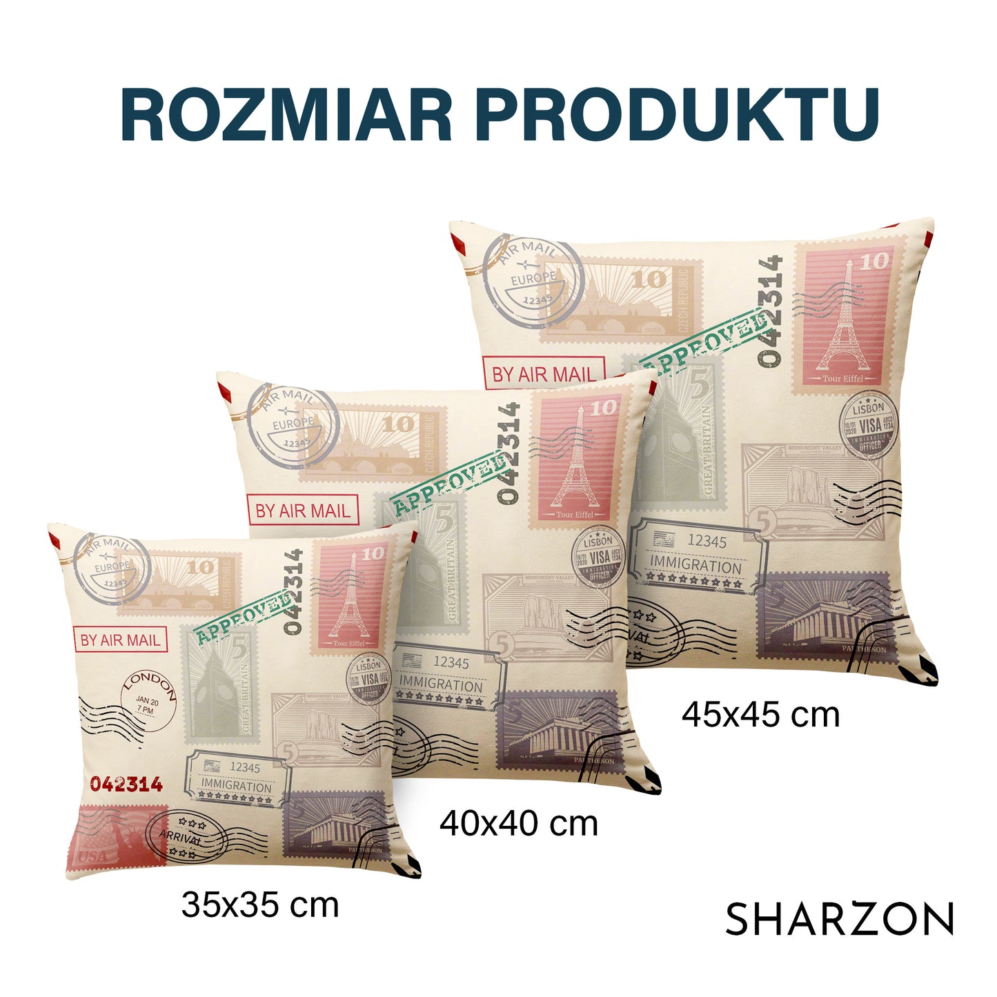 Poszewka Premium Postcard™