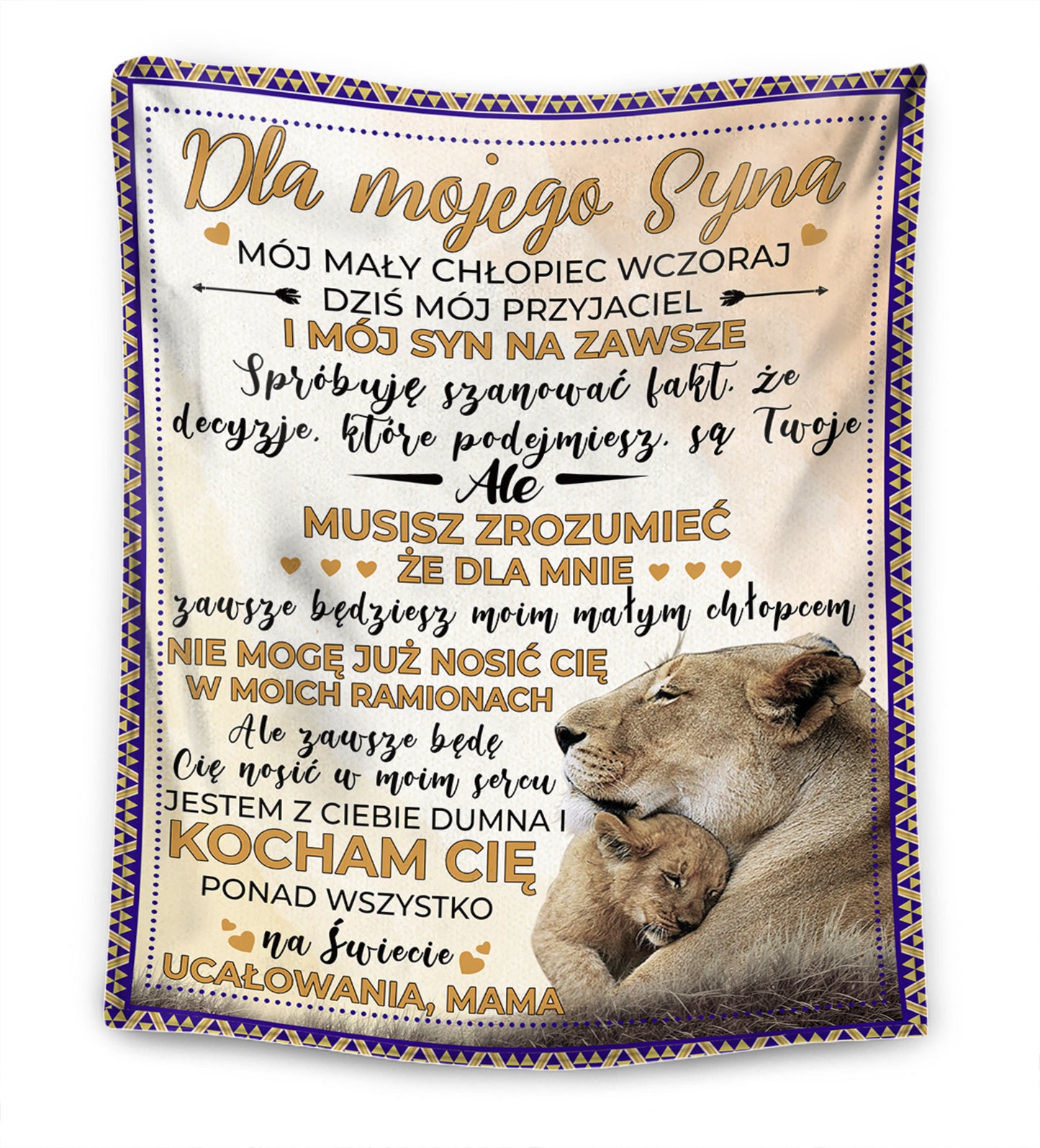 Uwierz swojemu sercu - Od Mamy dla Córki/dla Syna Koc Premium™