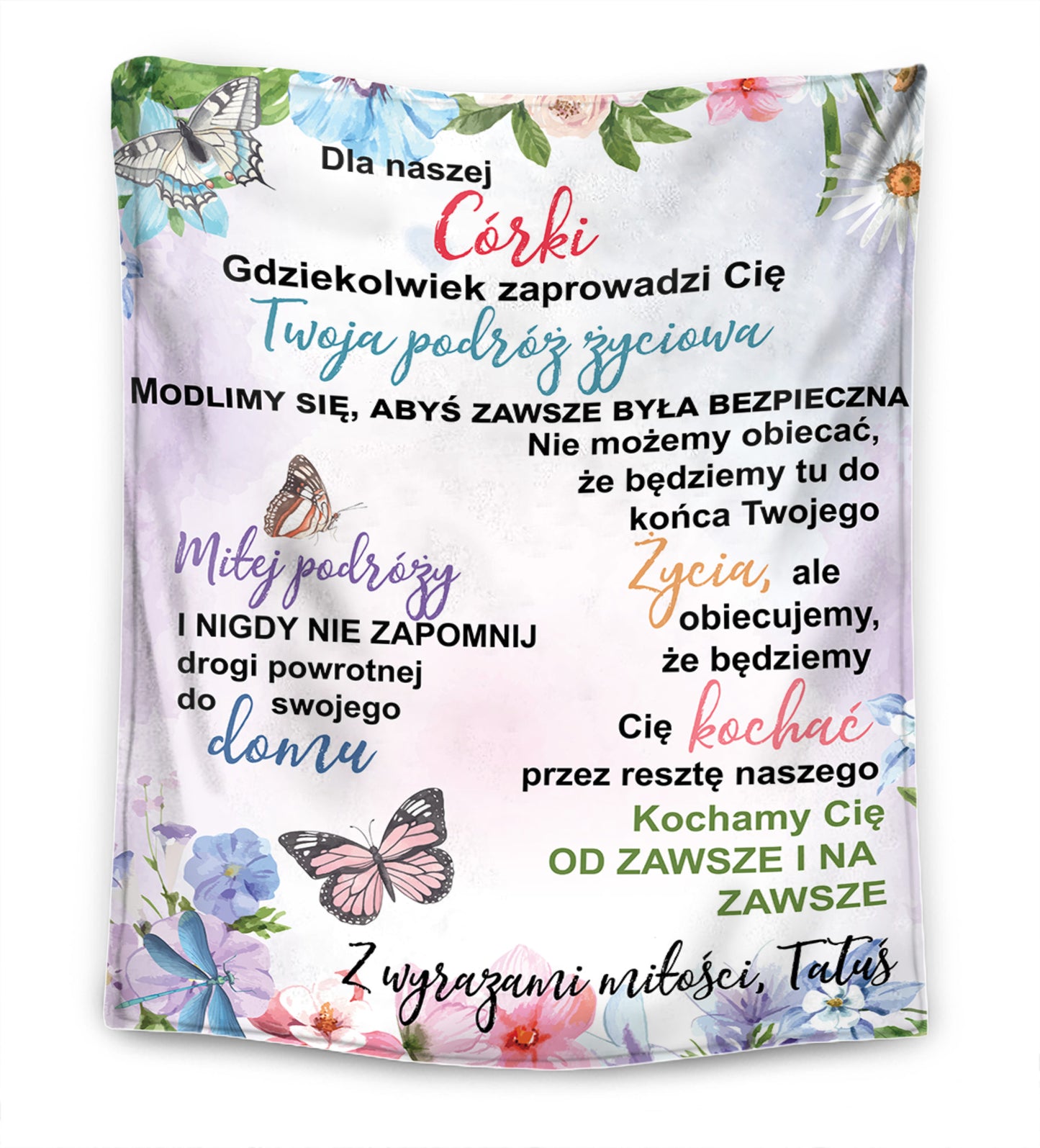 Dla mojej córki - Premium Koc™