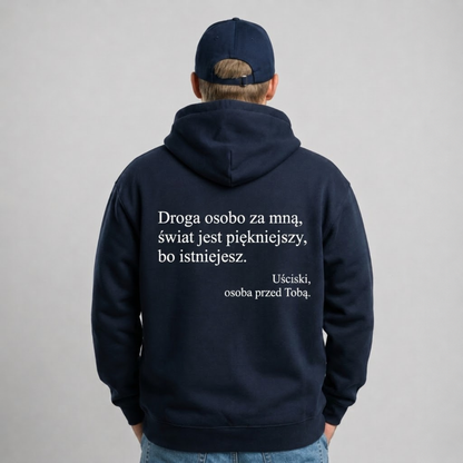 Bluza z kapturem „Wystarczy, że jesteś.”