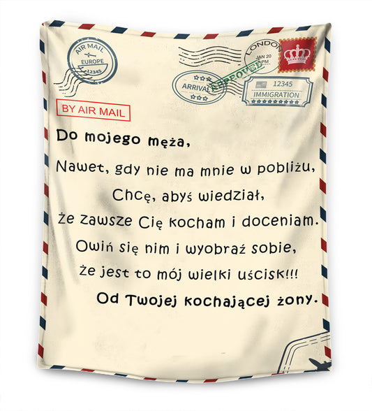 Dla mojego Męża / Dla mojej Żony - Premium Koc™