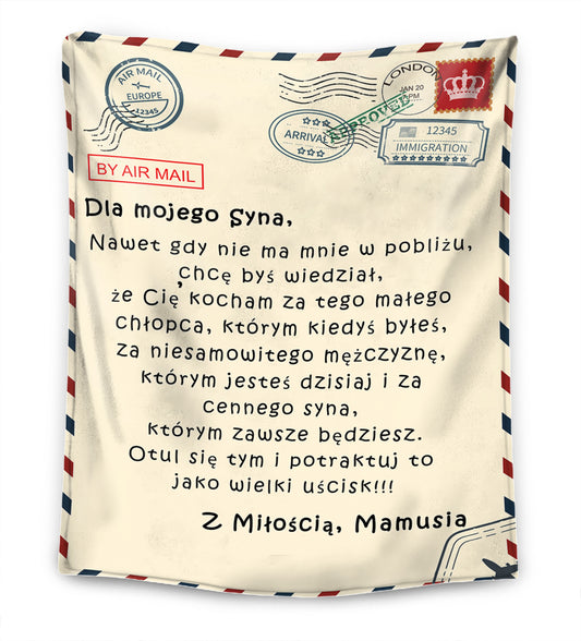 Mama - Dla mojej córki / Dla mojego syna - Koc Premium™ Ver. 2