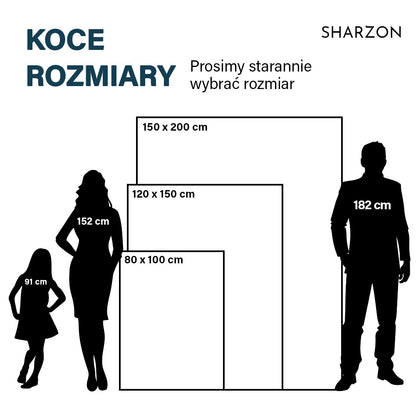 Dla mojej mamy/Dla mojego taty -  Koc Premium