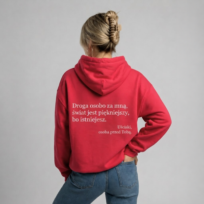 Bluza z kapturem „Wystarczy, że jesteś.”