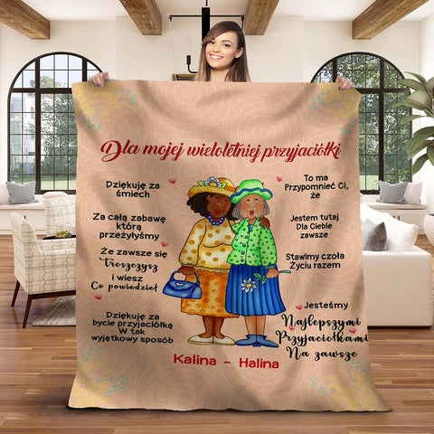 Dla mojego dawnego przyjaciela - Spersonalizowany Koc Premium™