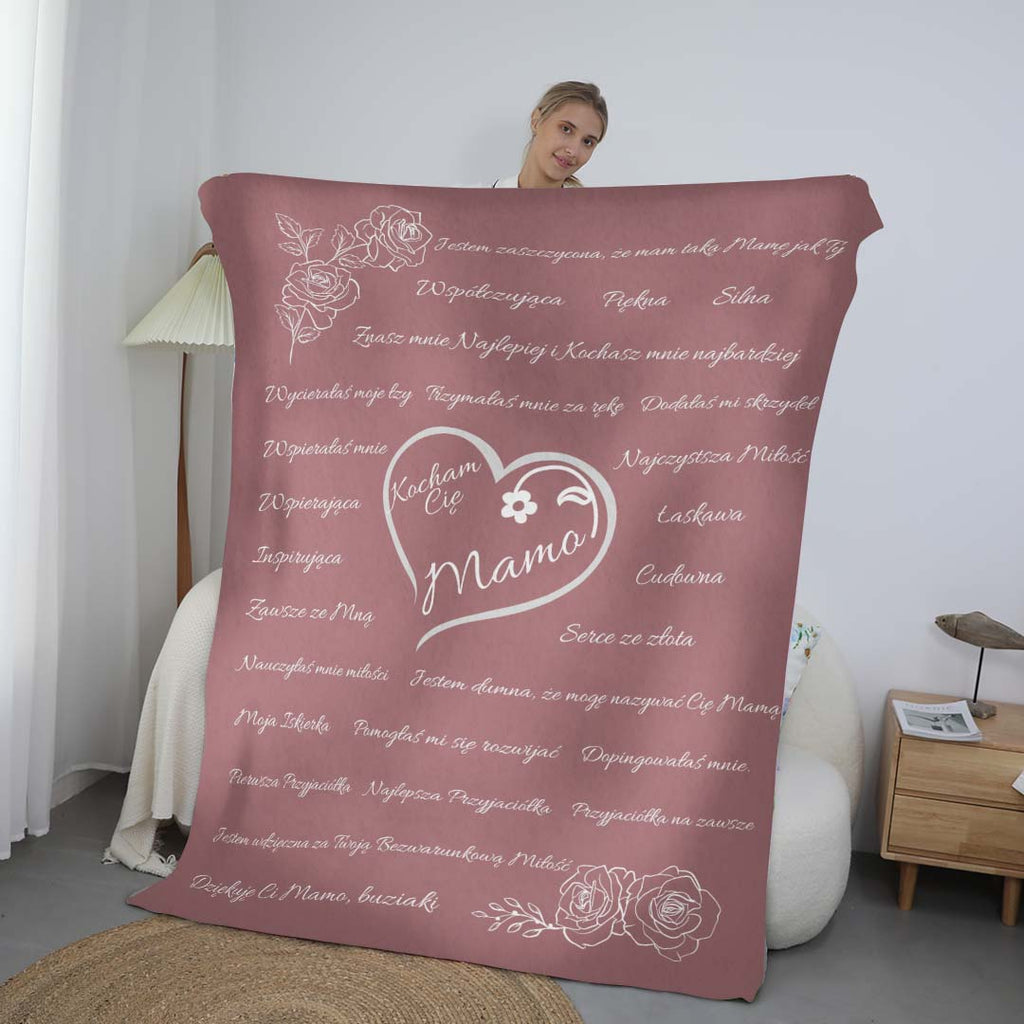 Kocham Cię Mamo! Koc Premium™